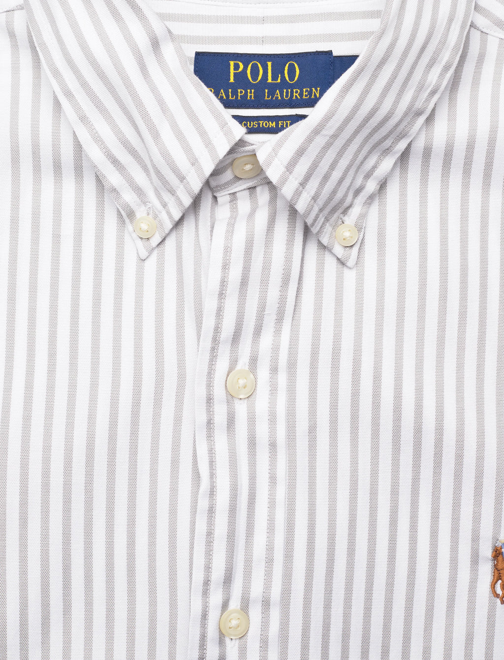 Polo Ralph Lauren Custom Fit Striped Stretch Oxford Shirt