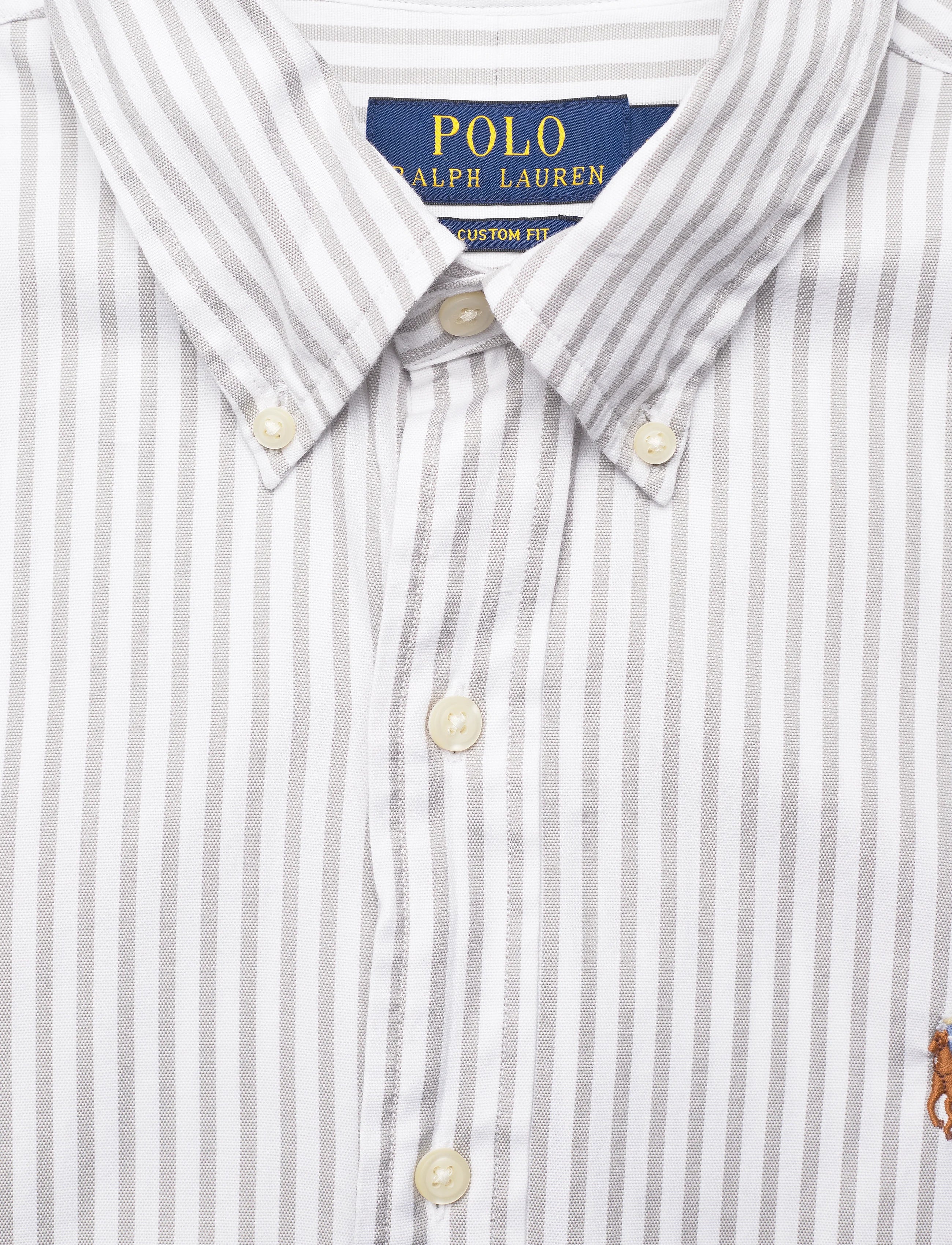 Polo Ralph Lauren Custom Fit Striped Stretch Oxford Shirt