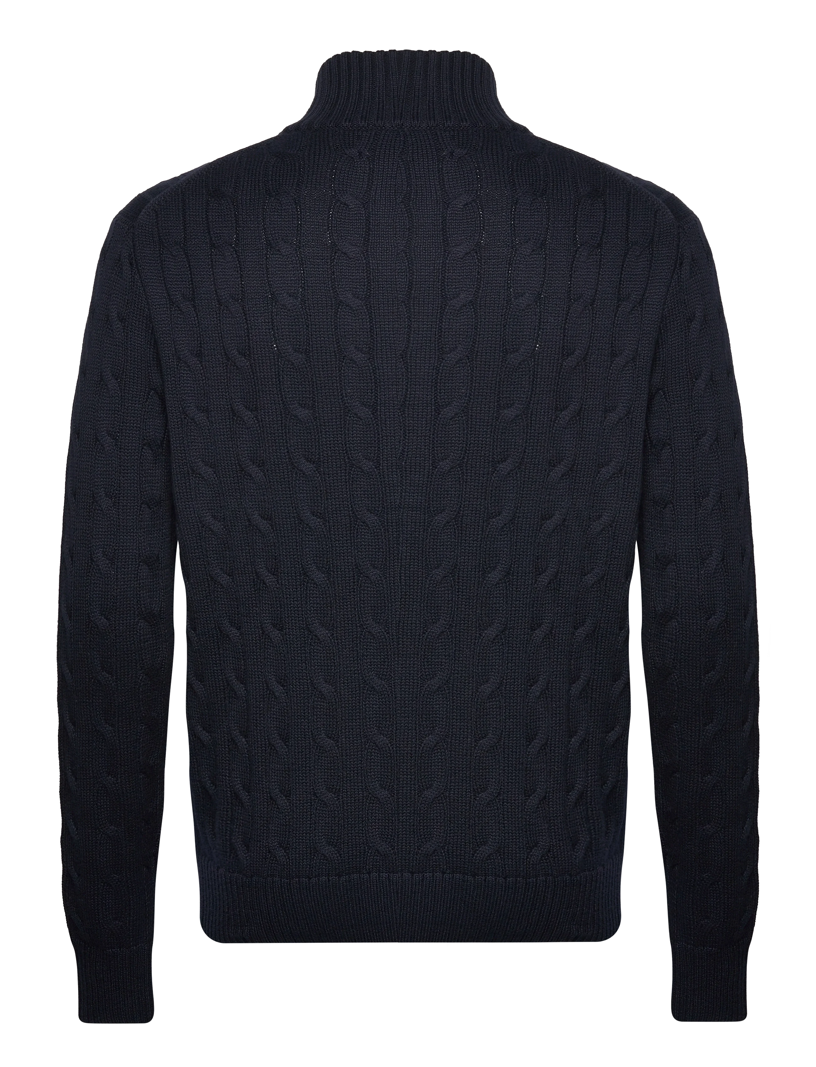 Polo Ralph Lauren Cable-Knit Cotton Full-Zip Sweater