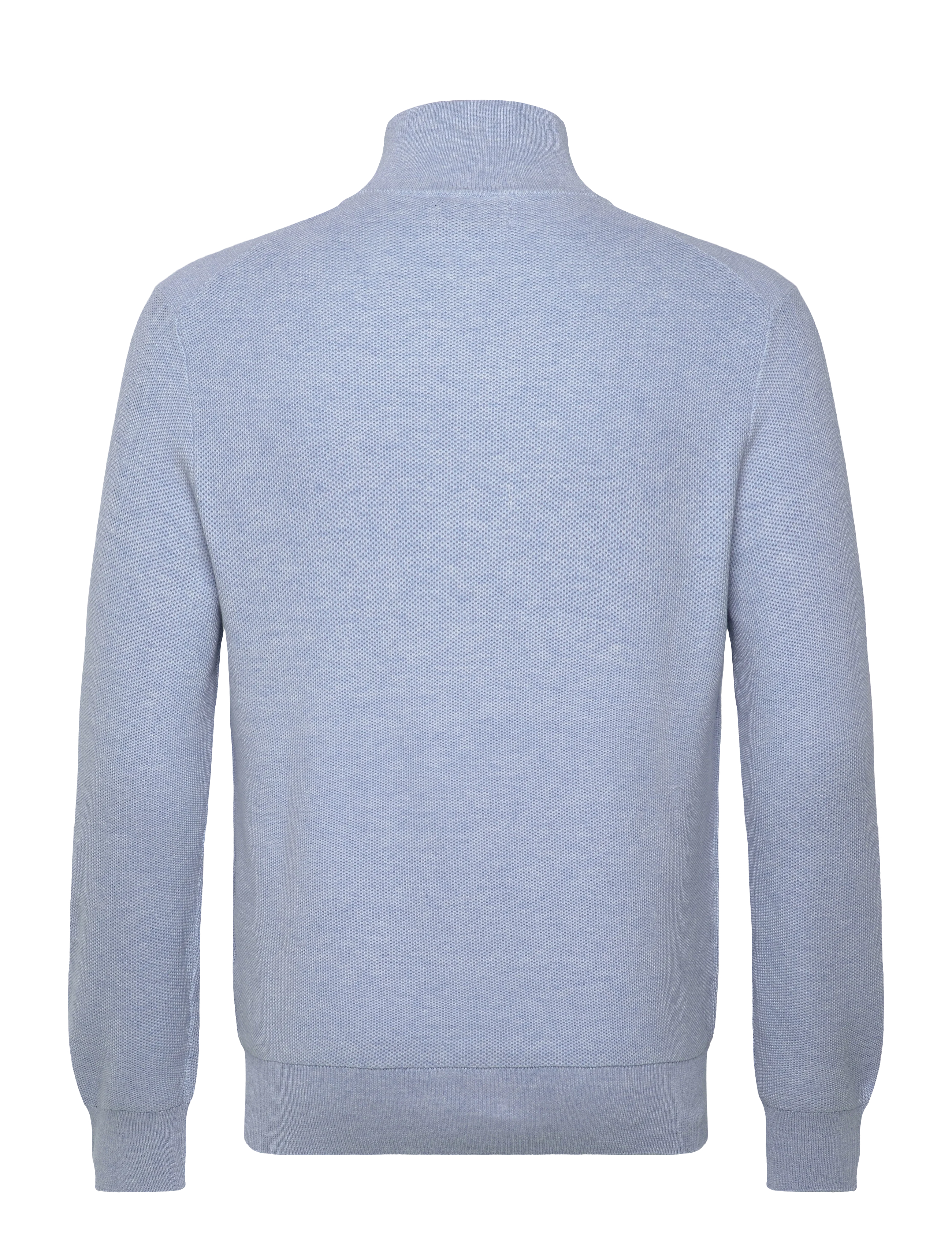 Polo Ralph Lauren Mesh-Knit Cotton Quarter-Zip Sweater