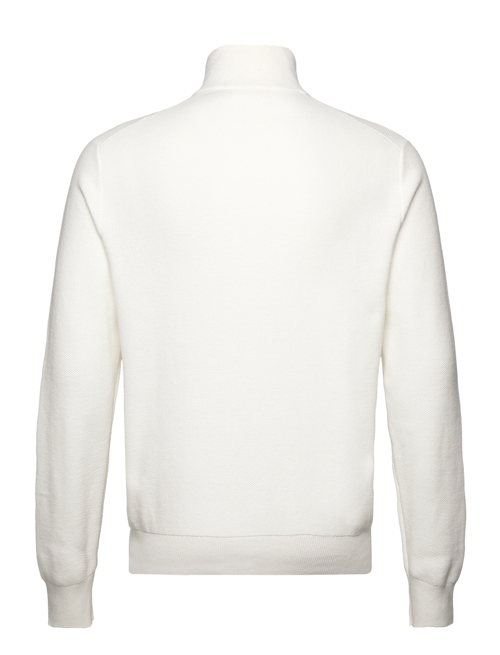 Polo Ralph Lauren Mesh-Knit Cotton Quarter-Zip Sweater