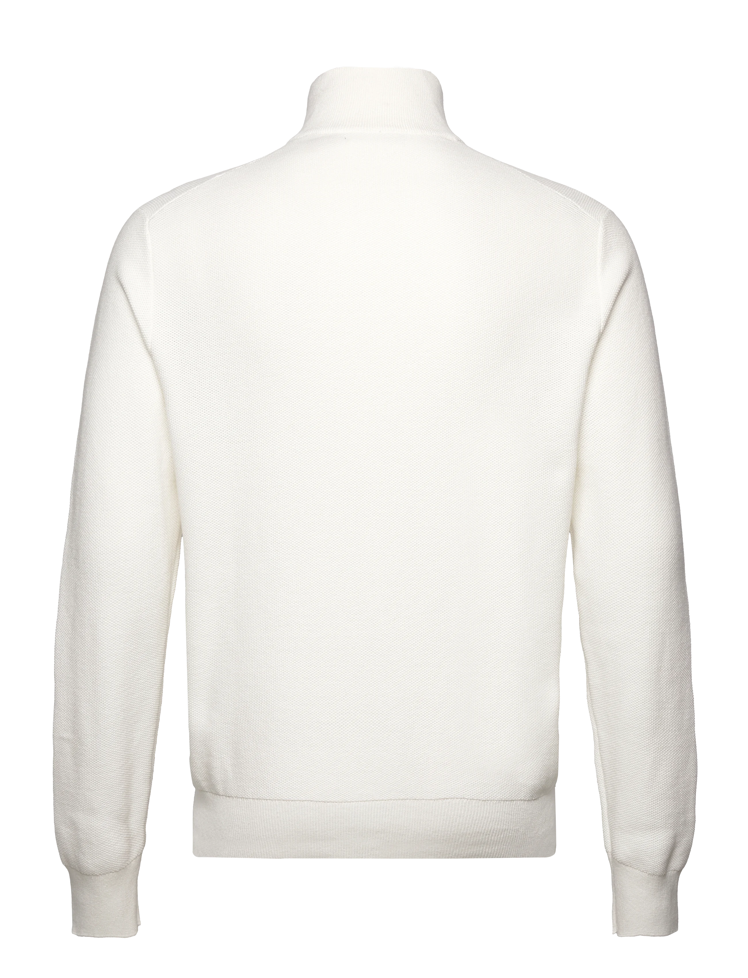 Polo Ralph Lauren Mesh-Knit Cotton Quarter-Zip Sweater