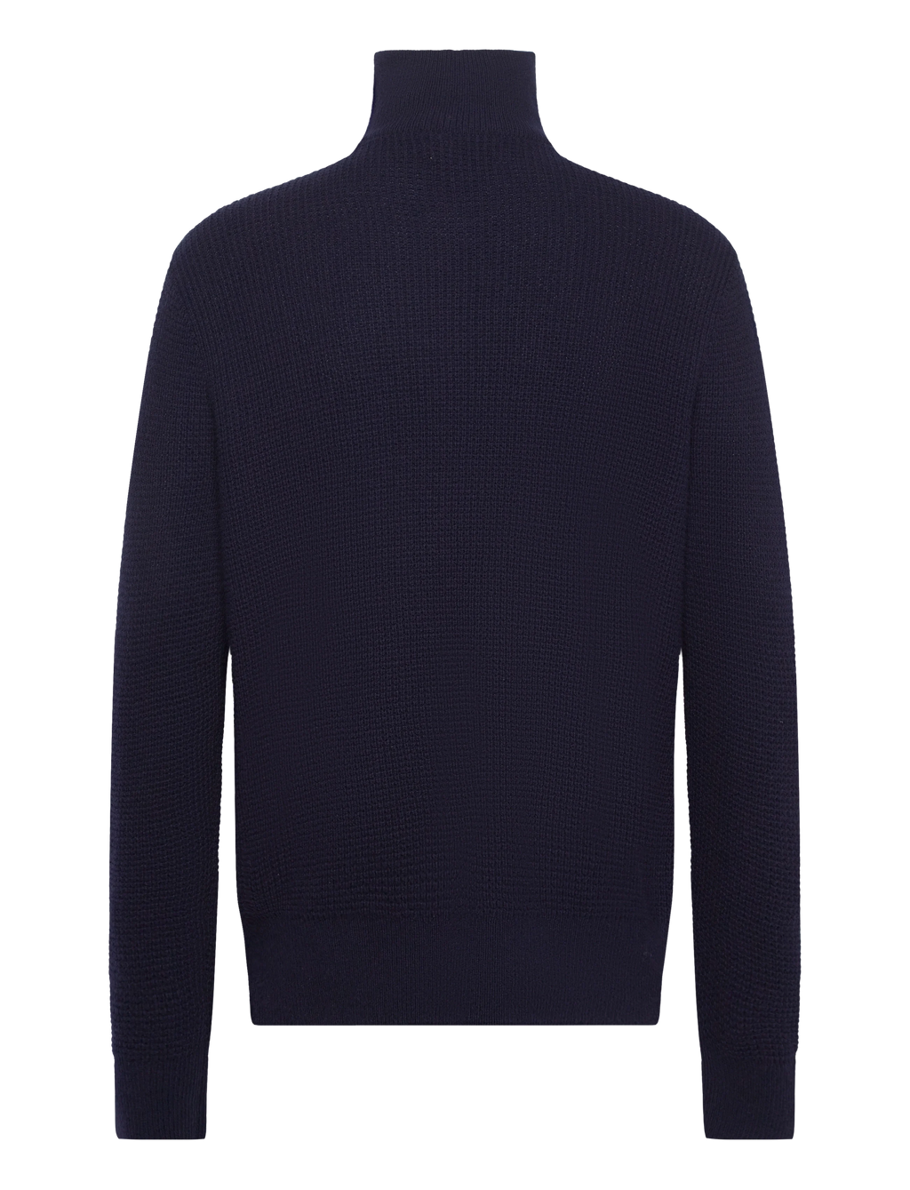 Polo Ralph Lauren Waffle Wool-Cotton Quarter-Zip Sweater