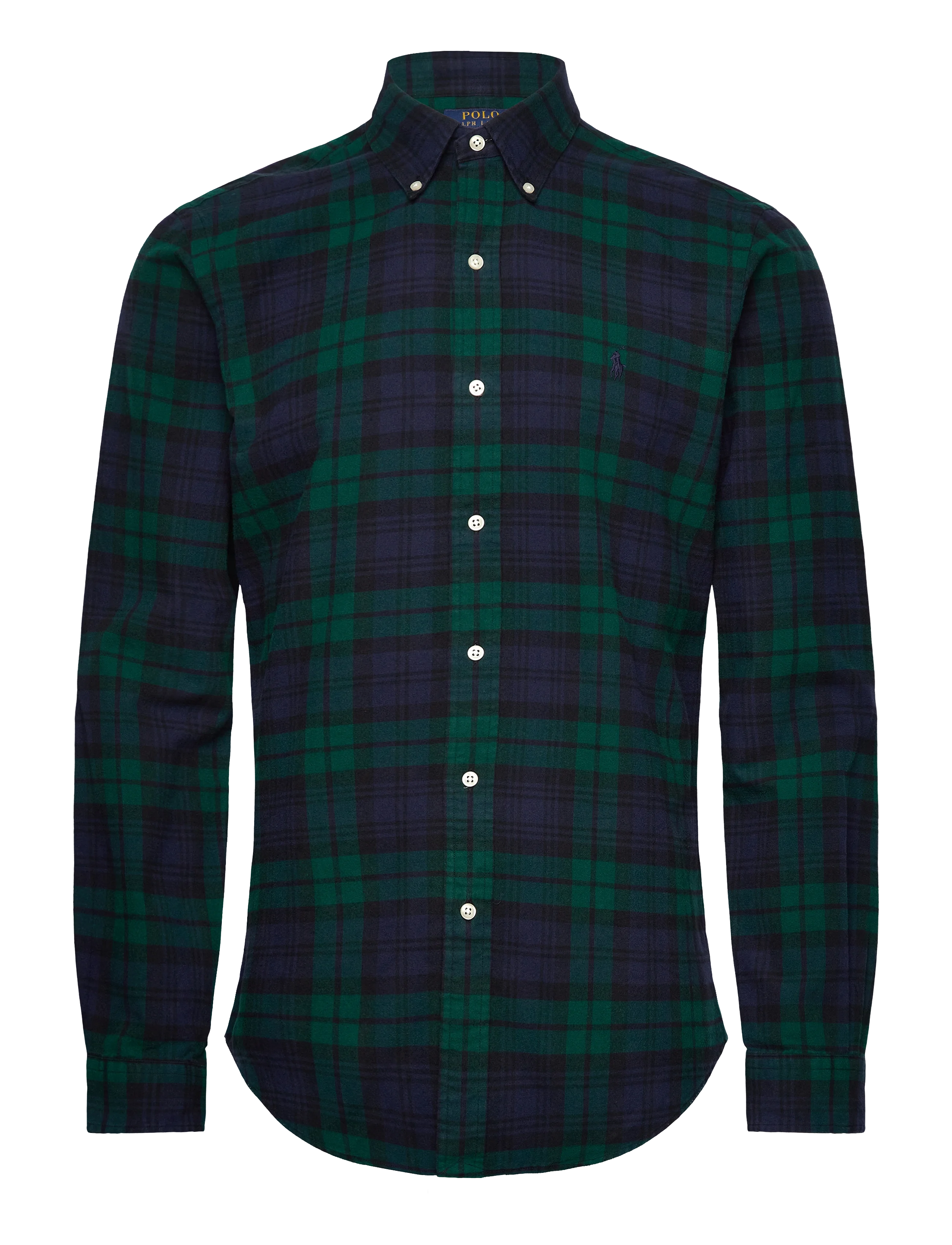 Polo Ralph Lauren Custom Fit Plaid Brushed Oxford Shirt