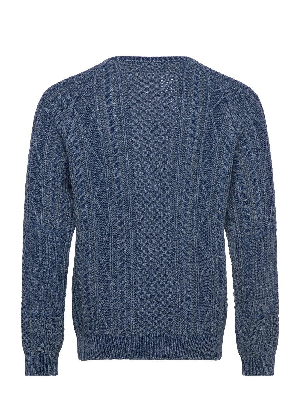 Polo Ralph Lauren Aran-Knit Flag Cotton Sweater