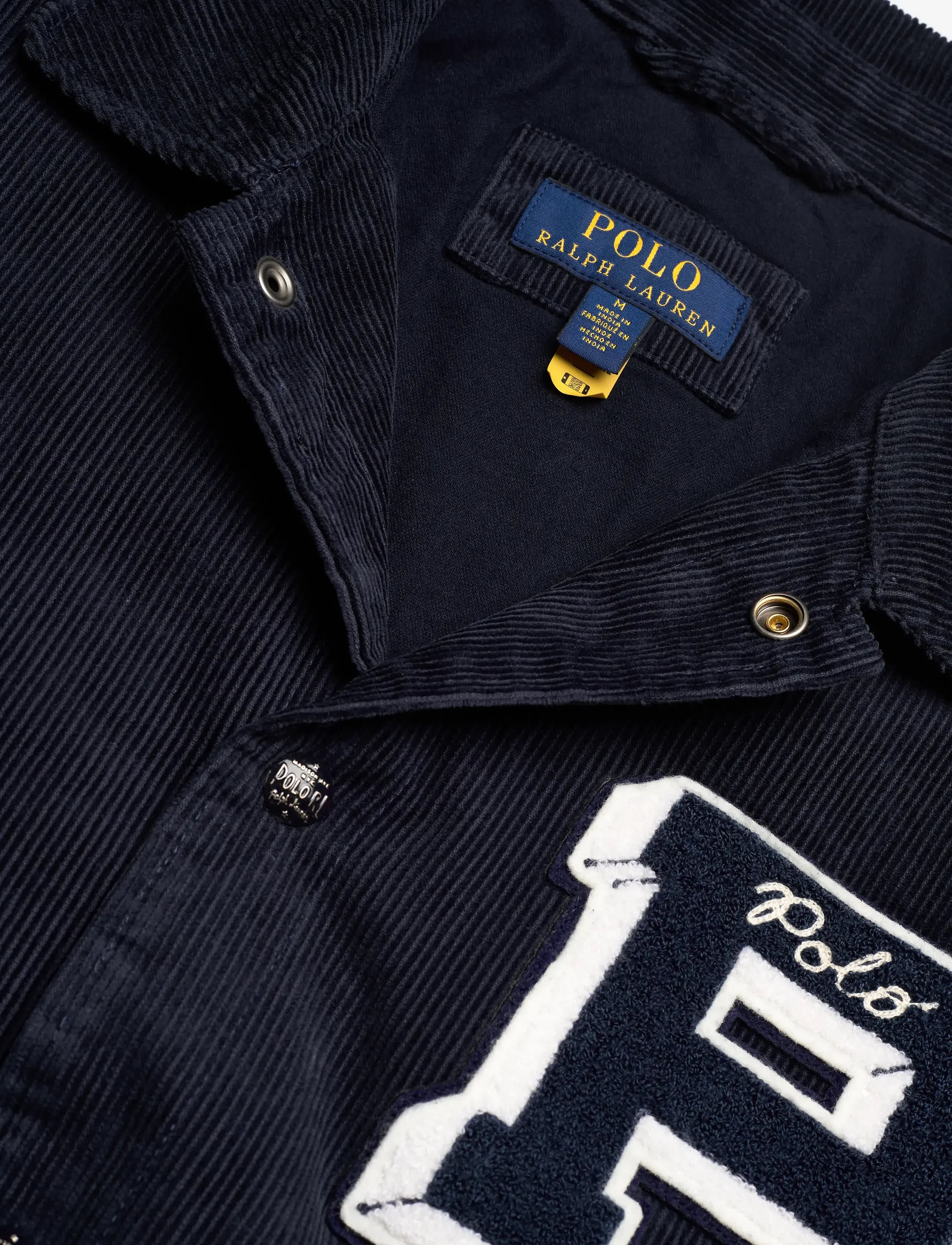 Polo Ralph Lauren Corduroy Letter Jacket