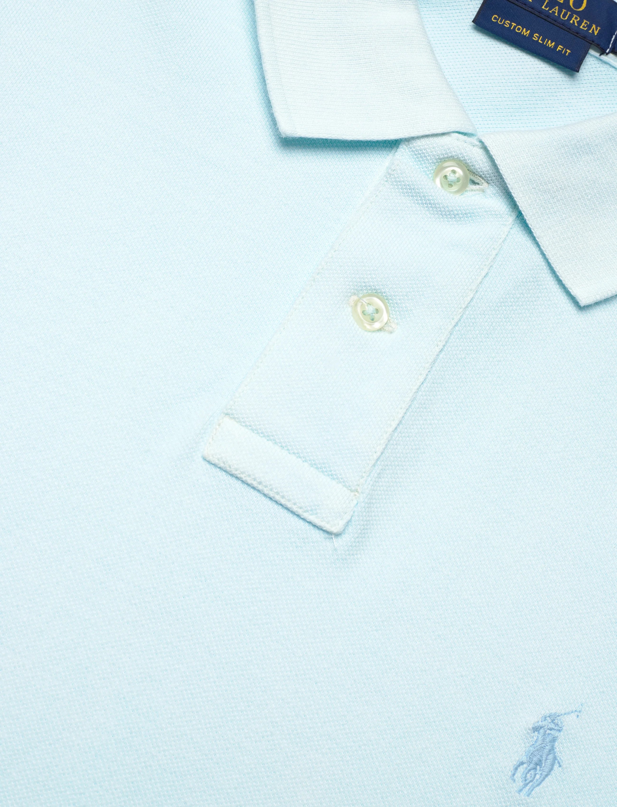 Polo Ralph Lauren Custom Slim Mineral-Dyed Mesh Polo Shirt