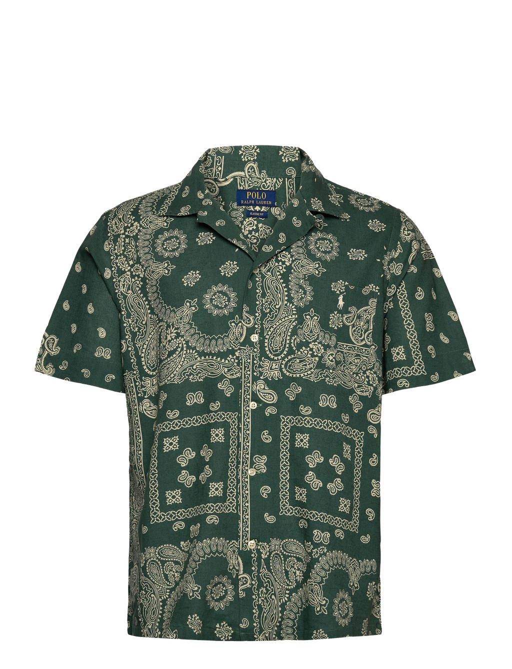 Polo Ralph Lauren Classic Fit Bandanna-Print Camp Shirt