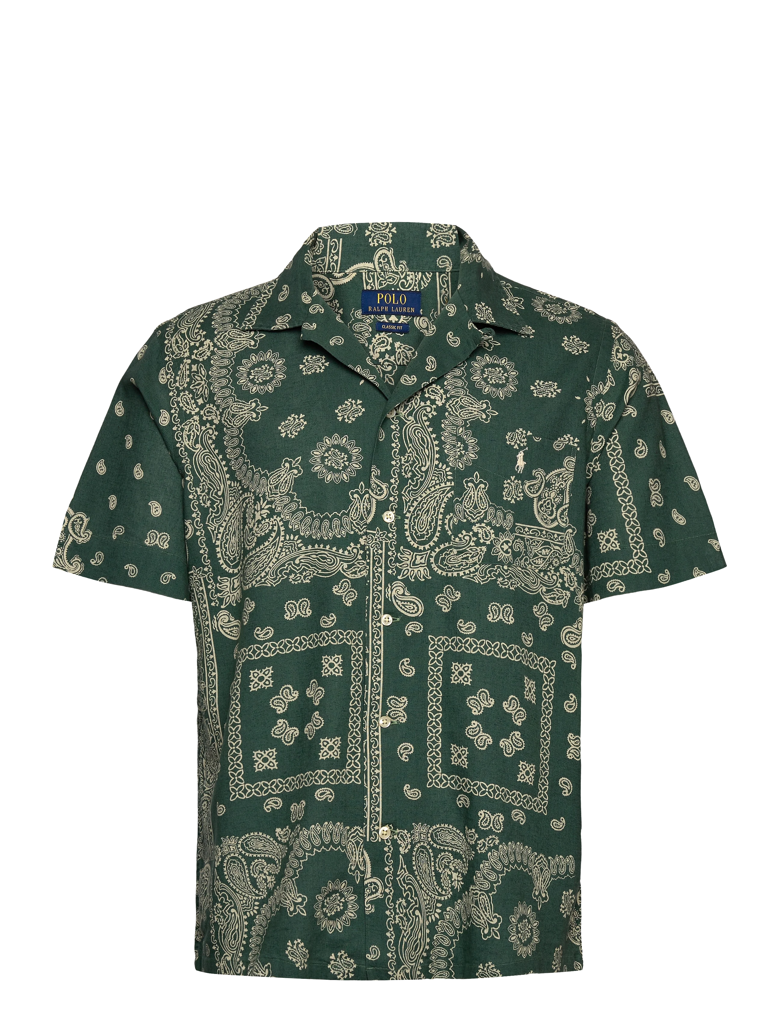 Polo Ralph Lauren Classic Fit Bandanna-Print Camp Shirt