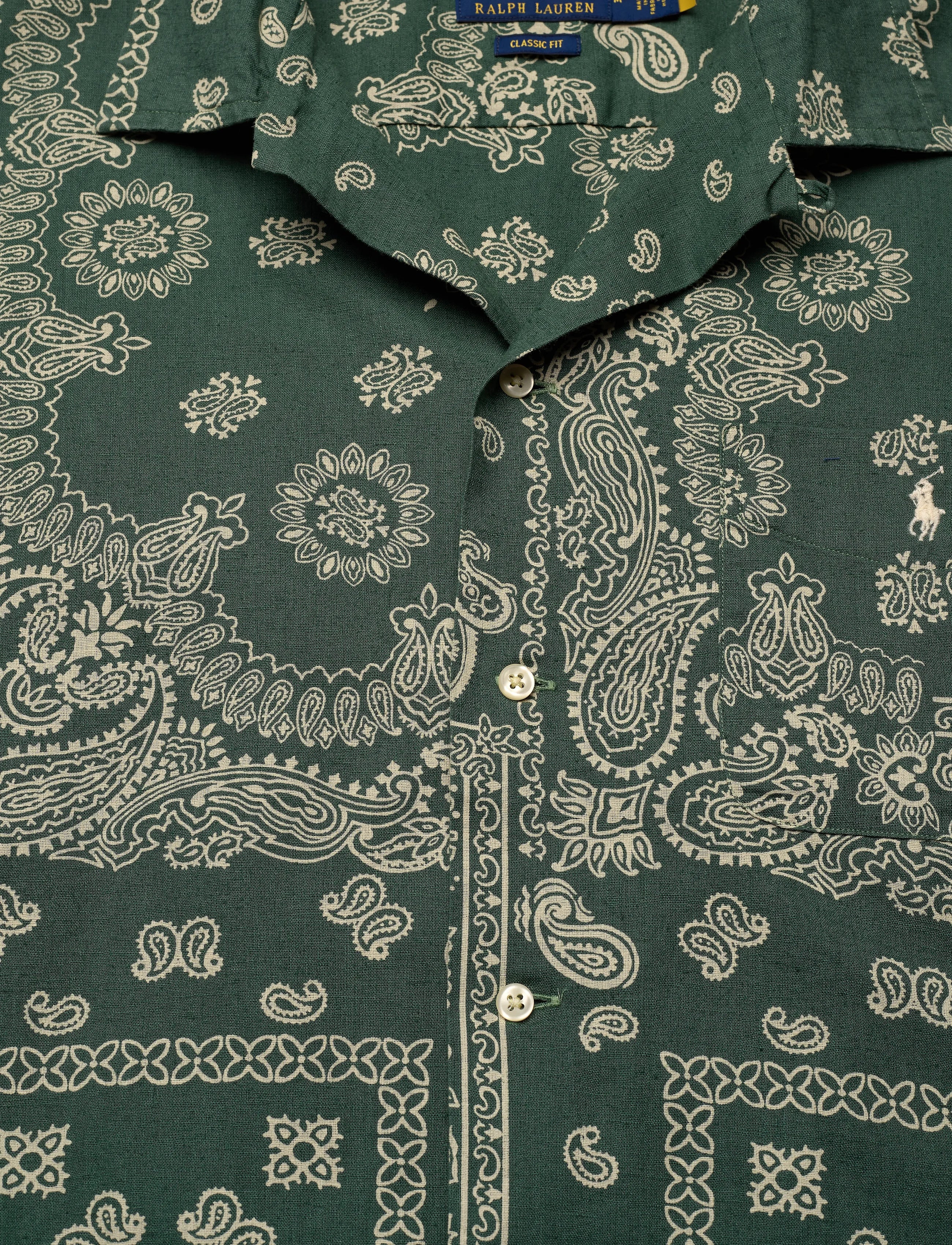 Polo Ralph Lauren Classic Fit Bandanna-Print Camp Shirt