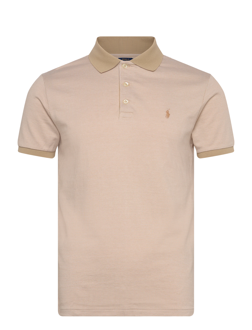 Polo Ralph Lauren Custom Slim Fit Houndstooth Polo Shirt