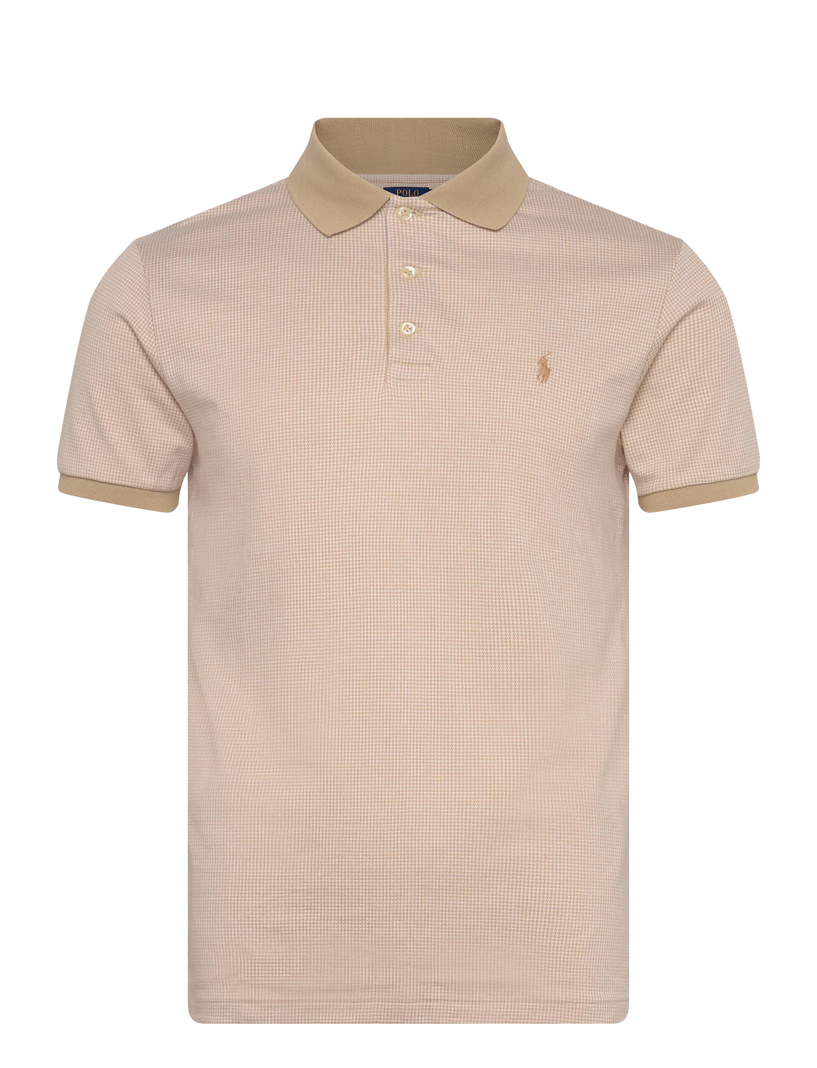 Polo Ralph Lauren Custom Slim Fit Houndstooth Polo Shirt