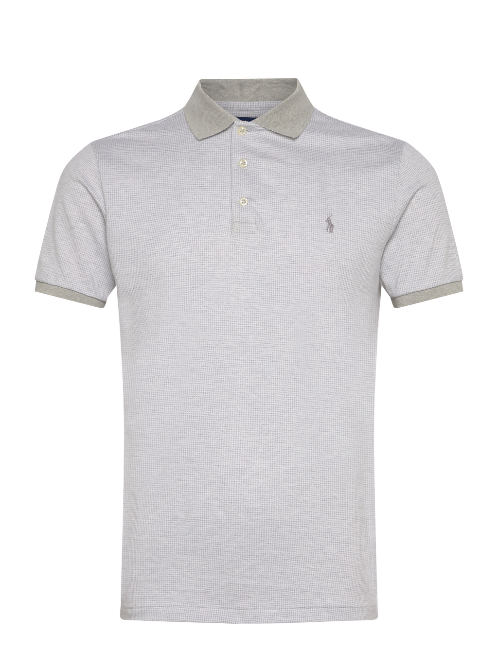 Polo Ralph Lauren Custom Slim Fit Houndstooth Polo Shirt