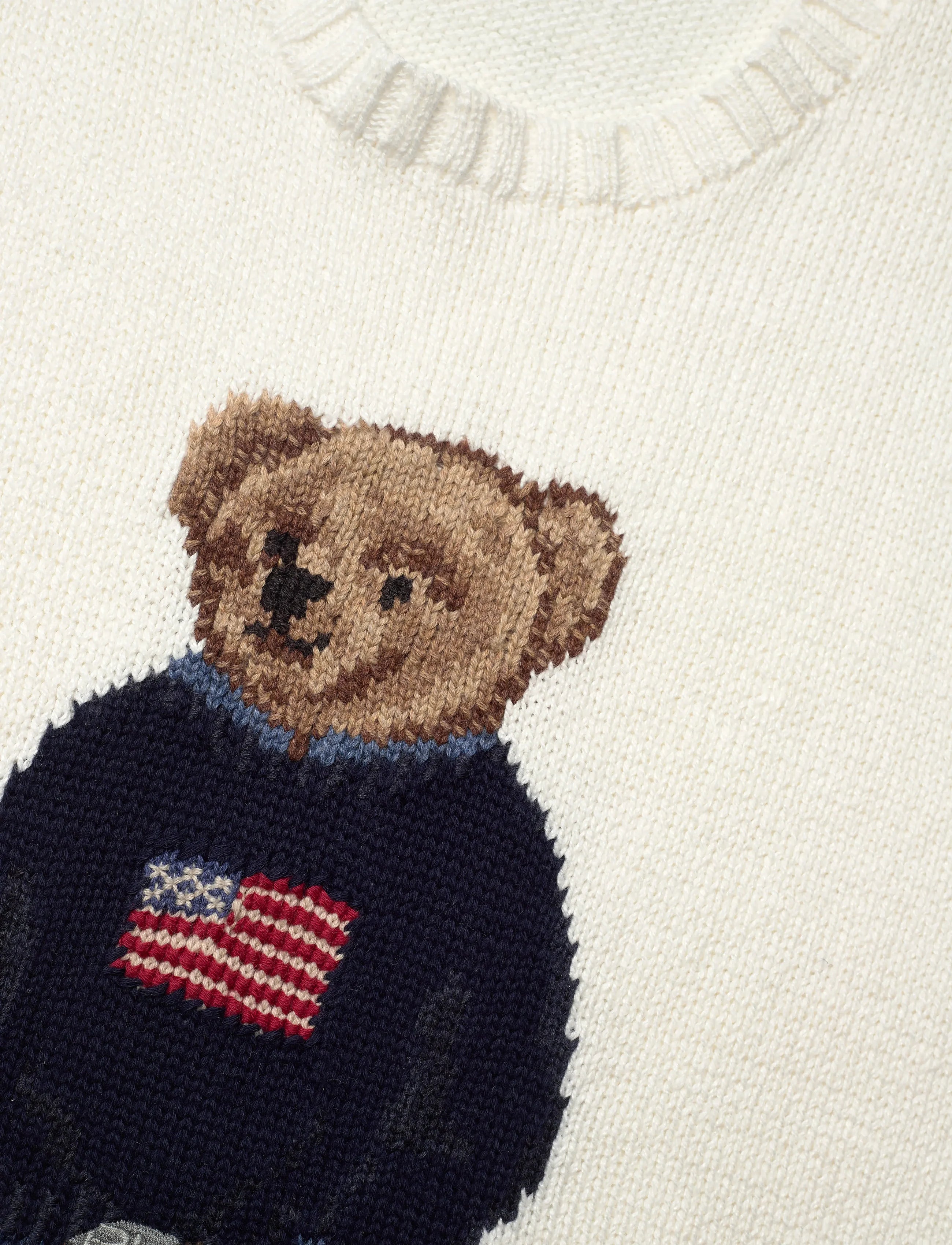 Polo Ralph Lauren Polo Bear Linen-Cotton Sweater