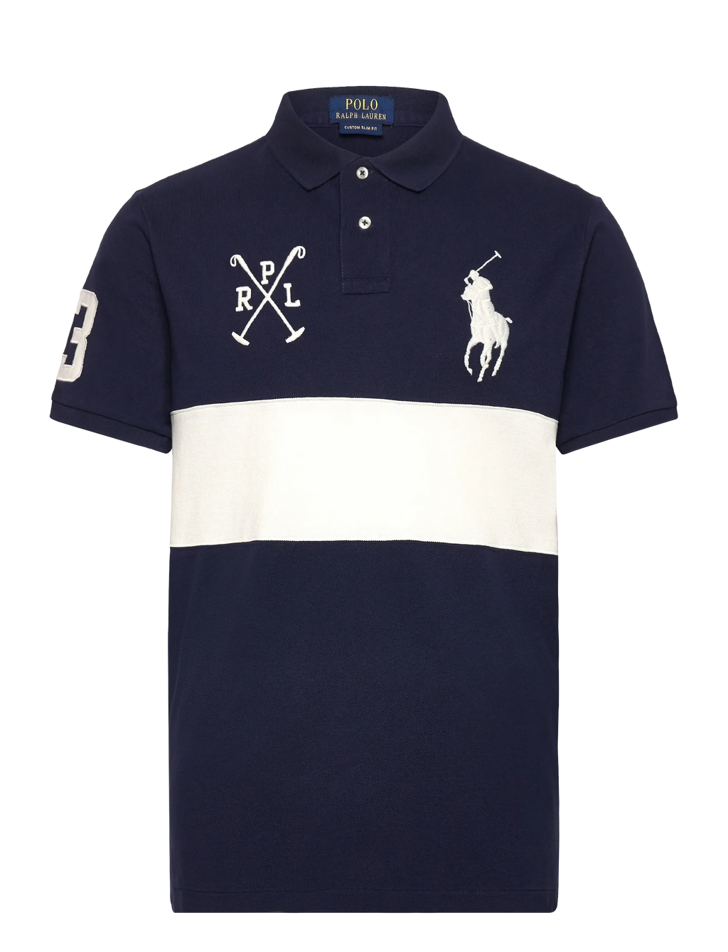Polo Ralph Lauren Custom Slim Fit Big Pony Mesh Polo Shirt