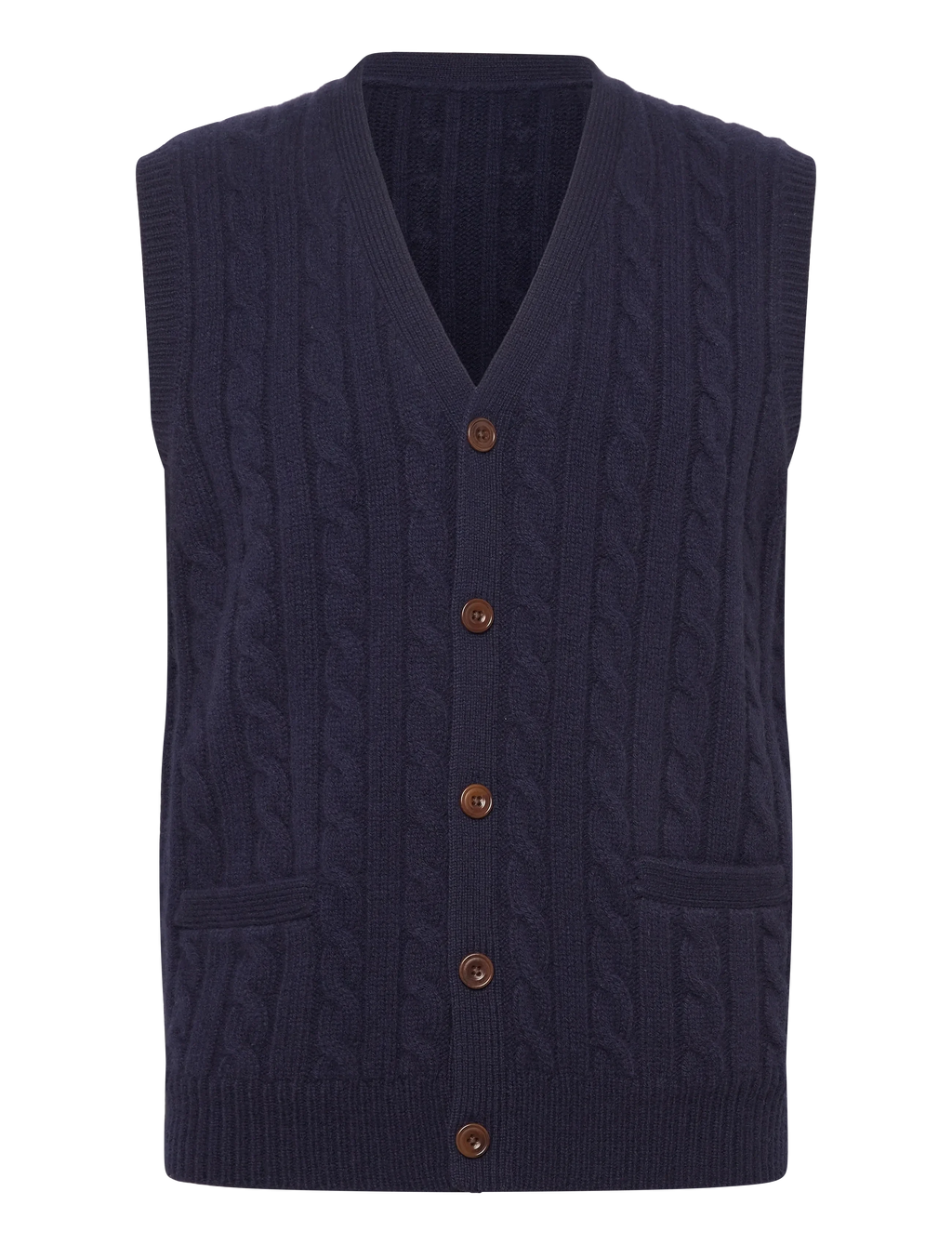 Polo Ralph Lauren Cable-Knit Wool-Cashmere Sweater Vest